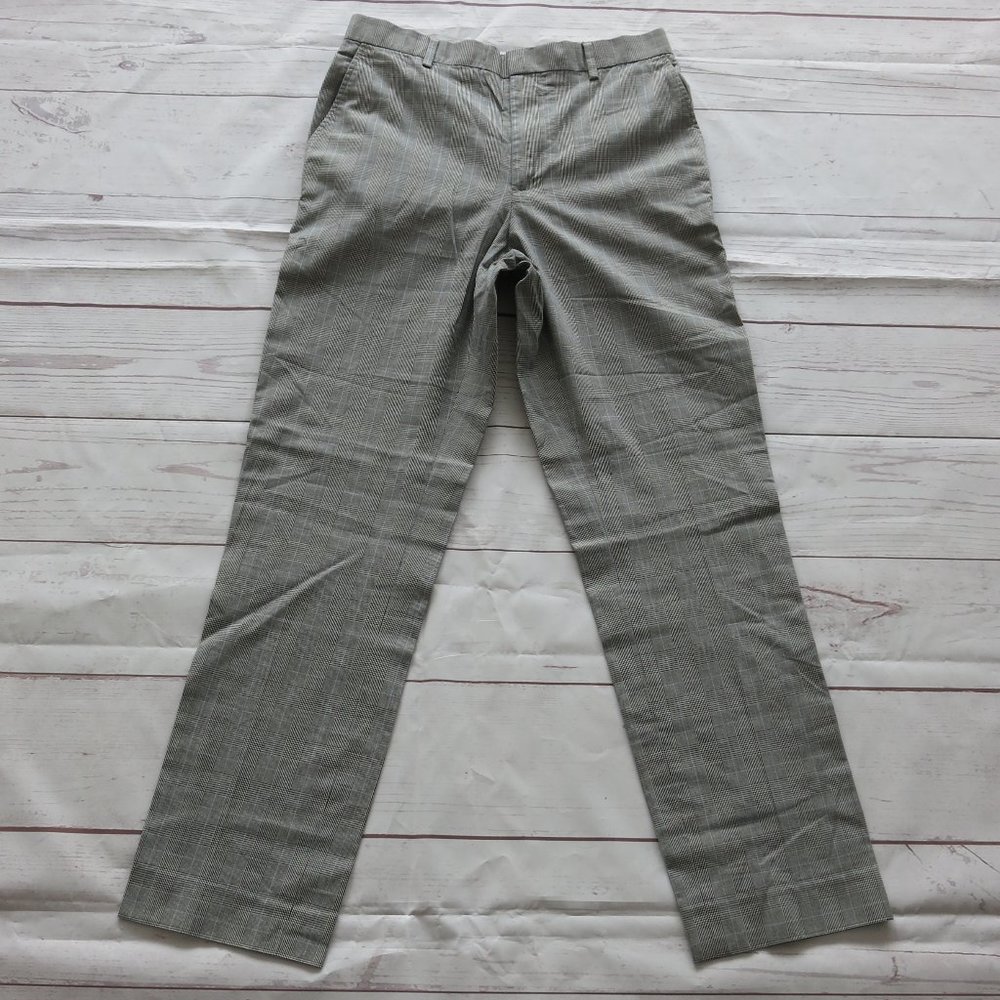 Banana Republic Modern Fit 100% Cotton Houndstooth Career Wear Pants Size 33/32